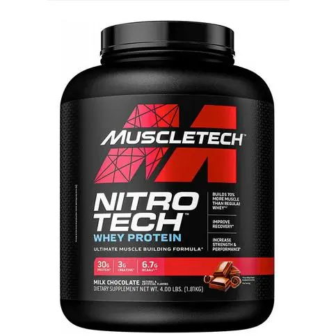 Nitro Tech 100% Whey Gold- 4 Lb - MUSCLETECH Protein - 1