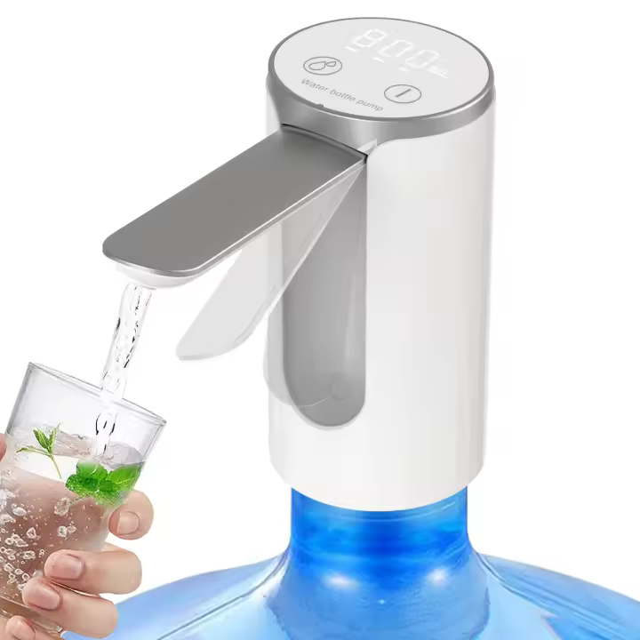 Dispensador De Agua LED Con Pantalla Táctil 3 Configuraciones Cuantitativas Bomba De Agua Tipo C Cargado Plegable Dispensador De Agua - 1