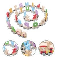 Juguete De Tren De Madera Montessori Para Niños Y niñasEducación Temprana Alfabeto Magnético Conjunto De Tren De Números Para Bebés Juegos De Matemáticas - details 2
