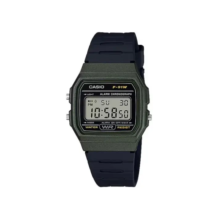 Casio F-91WM-3 Reloj Digital Clásico para Hombre, Diseño Retro, Resistente al Agua y Cronómetro - 1