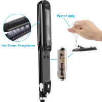 Steampod Hierro De Peluquería Profesional Cerámico Ajustable En Temperatura Con Pantalla LED Viajero PTC Placa Para Cabello Corto Seco Y Humedo 140-230°C - details 5