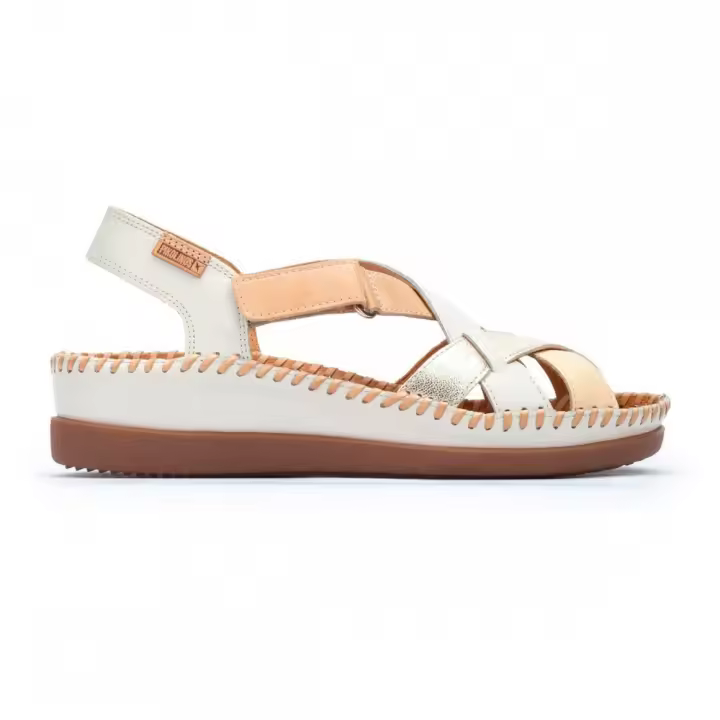 Sandalias altas mujer PIKOLINOS 0741C2 807 SANDALIA TIRAS CRUZADAS MARFIL 31240 24V - 1