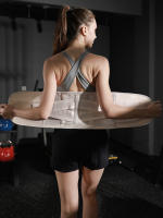 Cinturón De Apoyo Para La Cintura Universal Ajustable Tratador De Cintura Para El Dolor De Espalda VBOSI Beige Uso Doméstico Y Deportivo - details 4