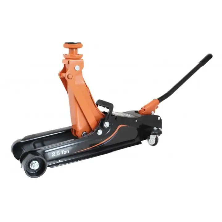 GATO HIDRAULICO 2,5 TONELADAS PARA COCHE,PERFIL BAJO 2500 KGS (2,5 TN)+ GOMA PROTECTORA - 1