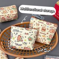 Monedero Mini Portátil De Capybara Lindo Impermeable Para Almacenamiento Cofia De Llaves Pequeña Monedero Para Adultos De Cuero - details 6