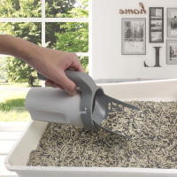 Shovel De Arenero Para Gatos Herramienta De Limpieza Del Baño Del Gato Accesorio De Suministros Para Mascotas Material Plástico - details 2