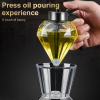 Dispensador De Miel De Forma Diamante Con Soporte 200ml Gran Capacidad Multifuncional Botella De Aceite Ecológica Para Vinagre Y Salsa - details 3