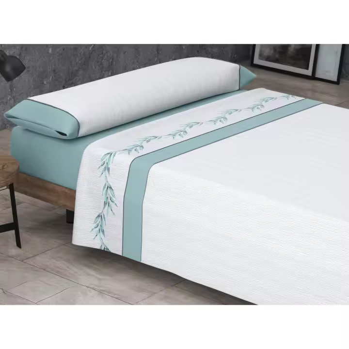 Juego de sábanas estampadas Roomers 144 hilos, 50% algodón/50% poliéster, varios diseños y colores. kimbatex textil hogar tienda - 1