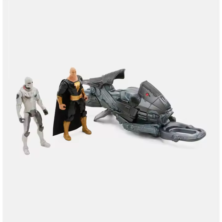 Figuras de acción - BLACK ADAM VS INTERGANG MERCENARY - Figuras Exclusivas - DC - Primera Edición - Figuras de 10 cm - SPIN MASTER - 1