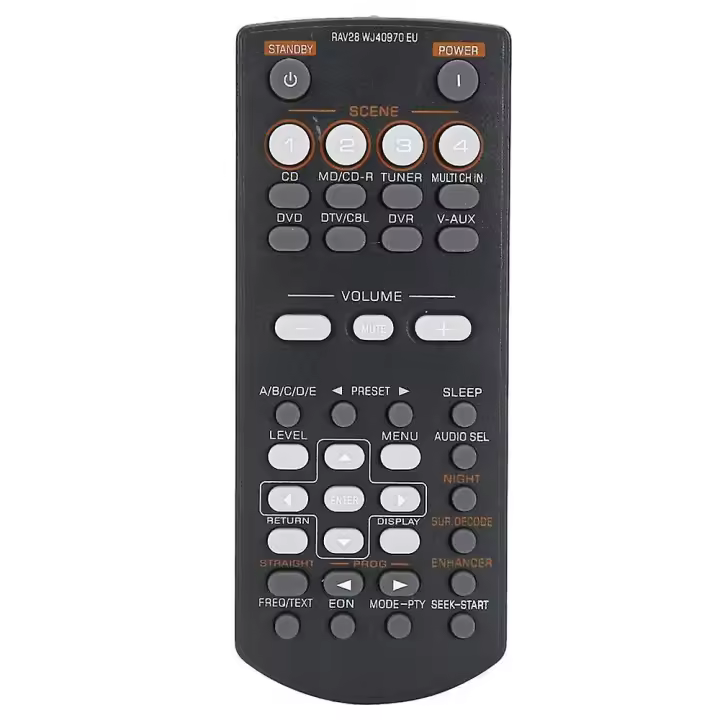SSITO Mando a Distancia RAV28 WJ40970 UE para amplificador doméstico, receptor AV-6030 RX-V361 RAV34 RAV250 RX-V365 HTIB-680 - 1