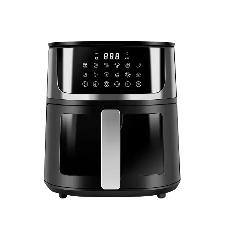 OstarkDom freidora de aire sin aceite de 5,5 L con 10 menús de cocción preestablecidos 1500W - 1