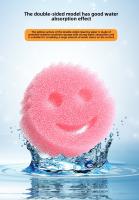 Esponja De Cocina Sonriente Para Lavar Platos Fuerte Esponja De Limpieza Para Cocina Y Baño Absorción De Aceite Y Grasa Durable Y Fácil De Limpiar Color Atractivo - details 12