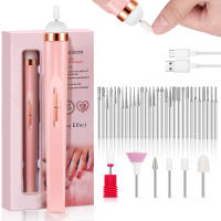Kit De Uñas Eléctrico YIKOOLIN Recargable Y Sin Cable Con 4 Velocidades Trimmer De Cutícula Portátil Para Manicura Y Pedicura - details 2