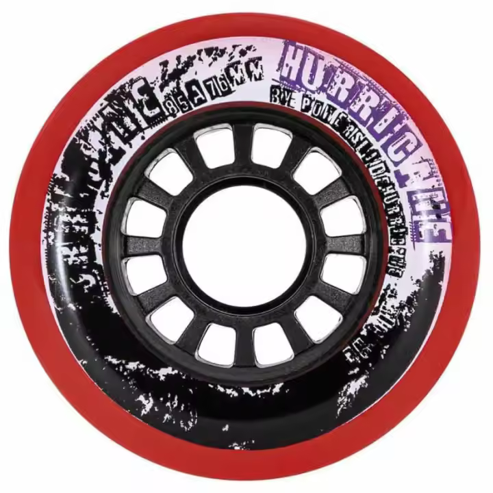 Patines Ruedas Powerslide Hurricane 85 4 Unidades Rojo - 1