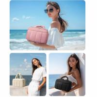 Neceser de viaje ligero y esponjoso para mujer, bolsa de almacenamiento para cosméticos, neceser de viaje - details 2