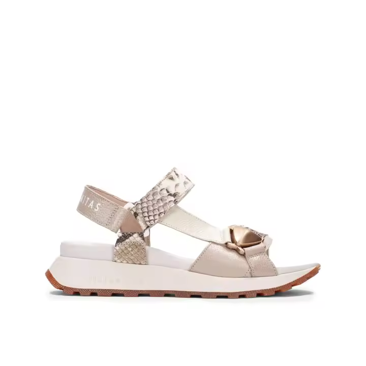 SANDALIAS DEPORTIVAS DE PIEL HISPANITAS MAUI CHV253896 TAUPE - 1