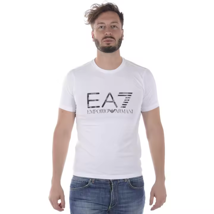 Emporio Armani EA7 Camiseta Hombre Blanco 3 ZPT84PJM5Z 1100 - 1