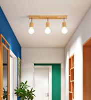 Lámpara De Techo LED En Madera E27 Para Baño Y Restaurante Iluminación De Pasillo Y Mirador Soporte De Pared No Dimmable Fuente De Luz LED - details 14