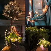 Guirnalda De Luz LED Solar Impermeable Para Exterior Decoración De Navidad Boda Fiesta Jardín Año Nuevo Guirnalda De Hadas - details 5