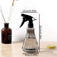 Botella De Spray Multifuncional 500ml Para Plantas Y Desinfectante Para Manos Pequeña Botella De Riego Para El Hogar Y Jardín Color Negro - details 5