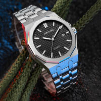 Reloj De Hombre Clásico Y De Moda Con Movimiento De Cuarzo Acero Inoxidable Resistente Al Agua 30M Casual Elegante - details 3