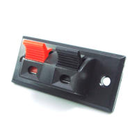 Conector De Terminales 2 En 1 20 Piezas Jack De Presión Con Resorte Para Altavoces Y Audio Clip De Conexión De 2 Pines - details 1