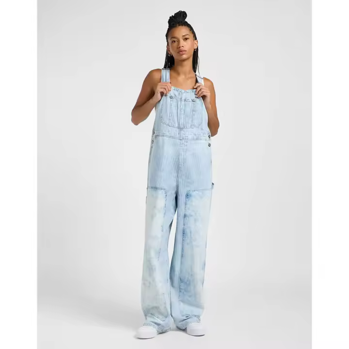 Ropa mujer Monos Lee Peto Patched Azul - 1