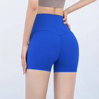 Shorts De Yoga Para Mujer Cintura Alta Levantamiento De Glúteos Ajuste Slim Fitness Running Transpirables 3 Puntos - details 6