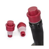 LifeStyle-Tapón de vino de silicona tapón de botella corcho, Juego de 2 tapones de silicona para botellas de vino,Tapón vacío botellas,Tapón de vino reutilizable para guardar vino - details 1