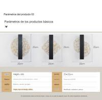 PORCHEDDU Aplique de pared interior regulable, aplique LED Redondo Negro de 6W 3000/4000K/6500K - details 5