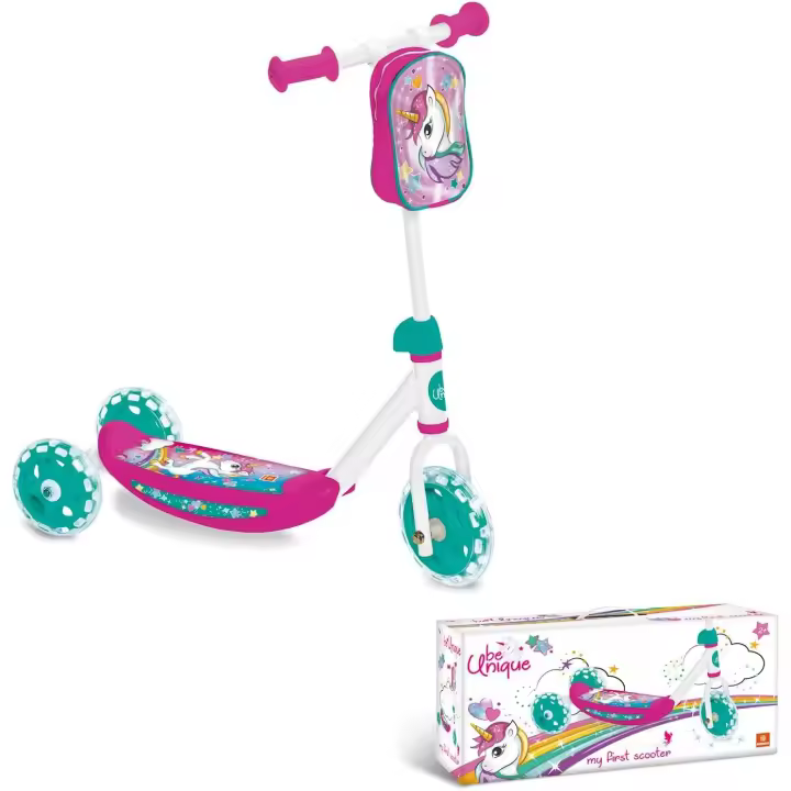 MONDO TOYS - PATINETE DE 3 RUEDAS UNICORNIO- MI PRIMER PATINETE - (NO INCLUYE MOCHILA) - REGALO PARA NIÑOS Y NIÑAS - SUPERDIVERTIDO - PRODUCTO OFICIAL - MR POPYE - 1