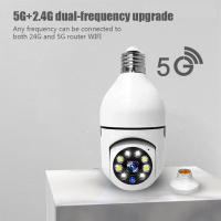 Bulbo De Vigilancia Wifi E27 Cámara De Seguridad Inteligente Con Visión Nocturna Y Seguimiento Automático De Humanos Zoom Digital 4X Monitoreo De Hogar Inteligente - details 2