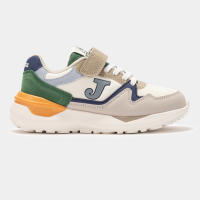 Deportivas para niño de Joma con velcro mod. 3080 JR 2516 en color beig y gris - details 3