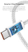 Cable USB C Para I15 pro Max Carga Turbo PD 65W 25W Cargador Rápido Tipo C Para Samsung S23 S24 Xiaomi Accesorio De Teléfono - details 7