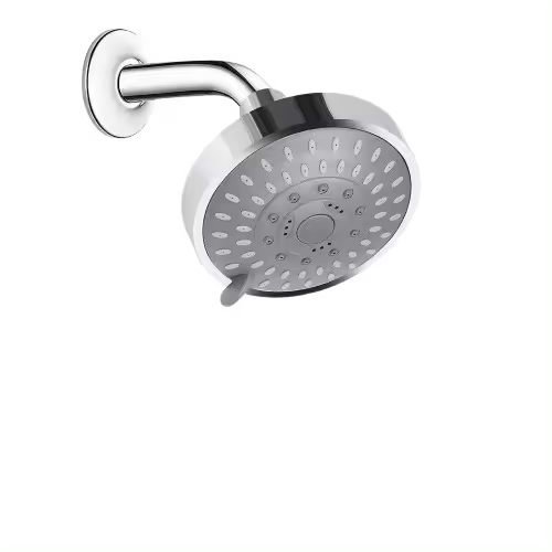 Cabezal de Ducha Lluvia, Redondo Cabezal de Ducha Fijo, Alcachofa de Ducha Alta Presión, Cabeza de Ducha Anticalcárea, Alcachofa Ducha Ahorro de Agua, 5 Modos de Spray, Universal - 1