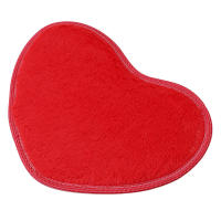 Alfombra De Piso En Forma De Corazón Amor 30x40cm Antideslizante Suave De Microfibra Para Baño Dormitorio Sala De Estar Moderna - details 0