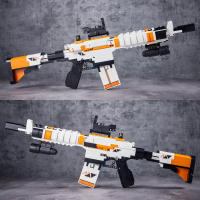 Bloques De Construcción Técnicos AK47 M4A4 AWP P90 Con Motor Set De Juguetes De Armas Para Niños Regalo Educativo Para Niños Y Adolescentes - details 5