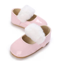 Zapatos De Princesa Para Bebé Niña En Lace Blanca Mocasines Con Lazo Y Borde Antideslizante De Goma Primera Calzado Para Caminar - details 176