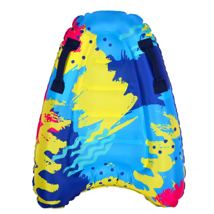 Tabla De Surf Inflable Para Niños Con Manijas Portátil Flotador Para Piscina Y Playa Accesorio Deportivo Para Agua Unisex - 1