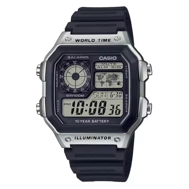 Casio Reloj Ae-1200wh-1cvef Plateado Hombre - 1