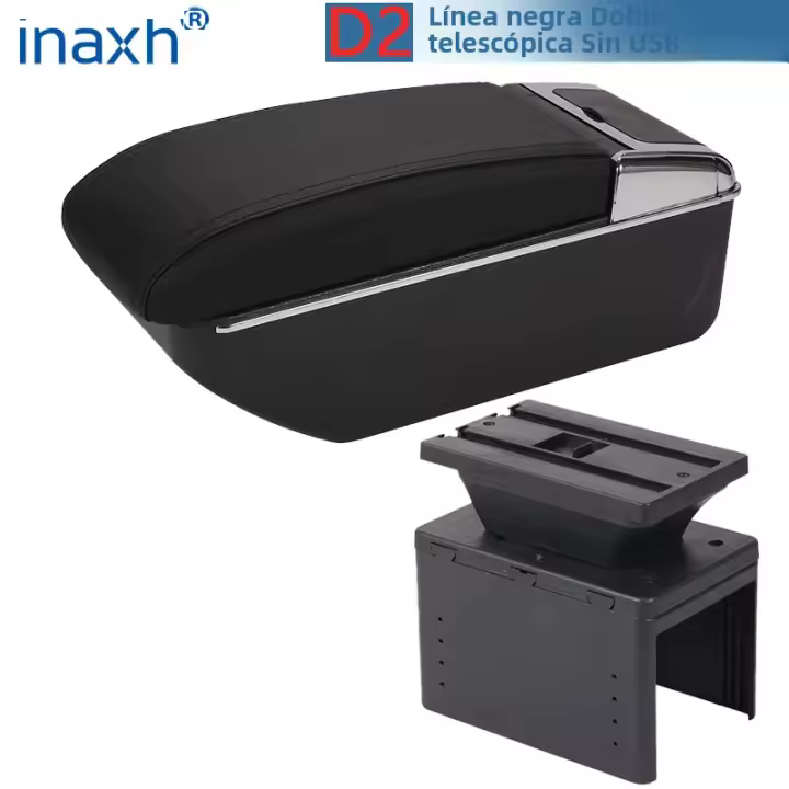 Reposabrazos Universal central para Coche, Caja de almacenamiento de accesorios para Coche, piezas de modificación, Modelo Universal - 1