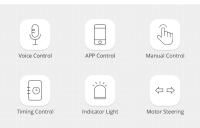 Interruptor De Cortina Inteligente Zigbee Yagusmart Para Motor De Cortina Rollo Compatible Con Tuya Smart Life APP Alexa Google Home - details 1