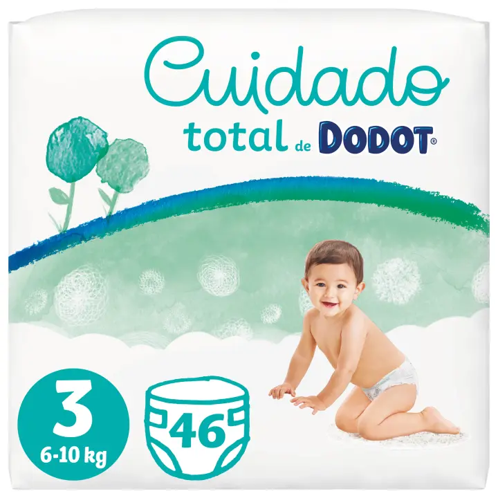 Dodot Cuidado Total Pañales Bebé, Tallas 1,2,3,4 y 5. - 1