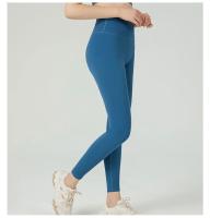 Leggings De Yoga Para Mujer Cintura Alta Sensación De Naked Fitness Running Ciclismo Ropa De Gimnasio Deporte Verano Talla True Fit Pantalones De Pierna Larga Material Nylon Spandex - details 14