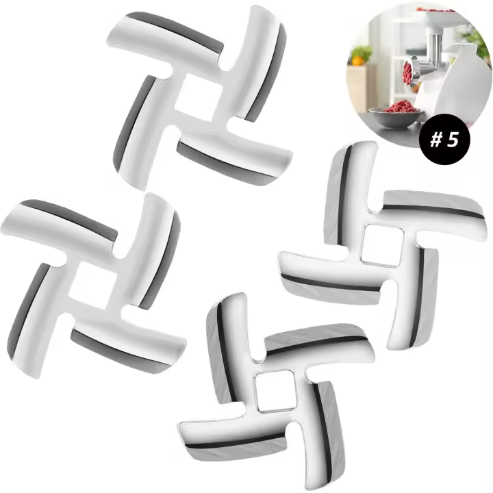 Cuchilla para picadora de carne, cuchillo para comida, repuestos de acero inoxidable, accesorios para licuadora - 1