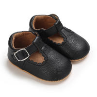 Zapatos Para Bebé Recién Nacidos Niñas Clásicos Corazón De Goma Antideslizante PU Vestido Primera Caminadora Zapatos De Cuna - details 46