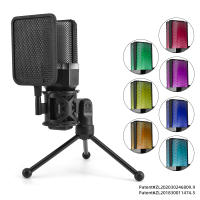 Micrófono Profesional Para Juegos De Computadora Condensador USB Para Streaming En Vivo Podcast Estudio Micrófono Karaoke Kit De Microfonos Para PC Y Portátil - details 38