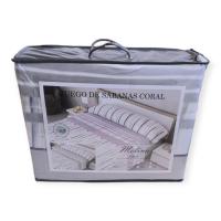 Mercatienda.es Sábanas Coralina Tacto Sedalina Invierno Doble Perchado 200grs - Melina Gris 190/200cm + 30cm - details 0