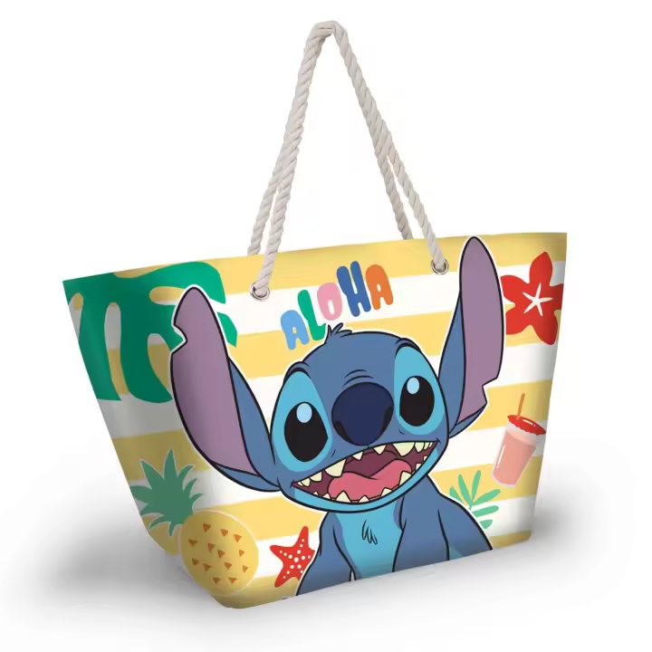 Bolsa playa Sun Stitch Disney 37x52x17cm. KARACTERMANIA - 1