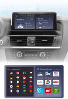 AWESAFE inalámbrico CarPlay Android Auto Radio para BMW X3, F25, X4, F26, años 2014 2015 2016 coche reproductor multimedia GPS 2 din autoradio volante controles RDS Bluetooth - details 9